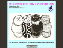 Tablet Screenshot of chinchilla-cat-society.org.uk
